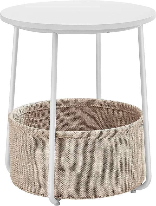 Side Table with Fabric Basket - Karrari