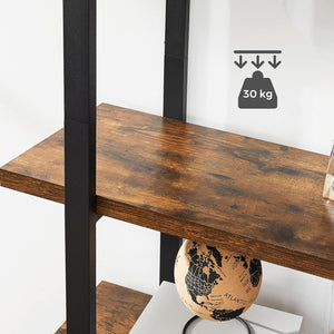 5-Tier Industrial Bookshelf - Karrari