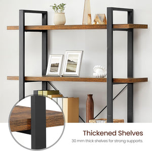 5-Tier Industrial Bookshelf - Karrari