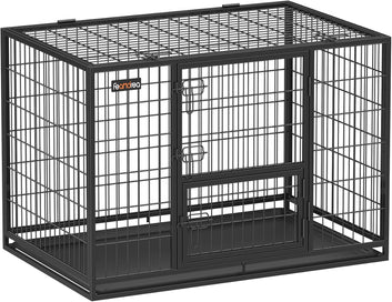 Heavy Dog Cage, 107 x 70 x 75 cm, for Large and Medium Dogs