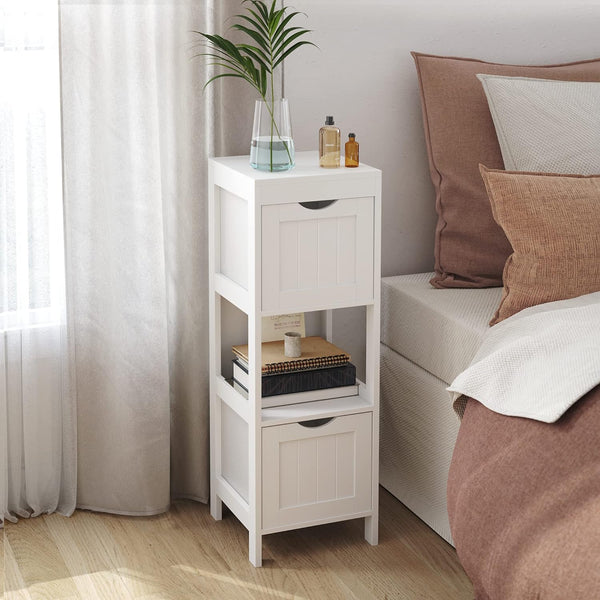 Bathroom Floor Cabinet with 2 Drawers - Karrari