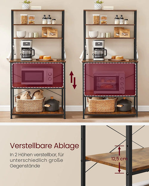 6-Tier Kitchen Storage Rack Shelf