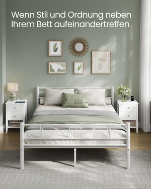 Bedside Table with Charging & Storage - Karrari
