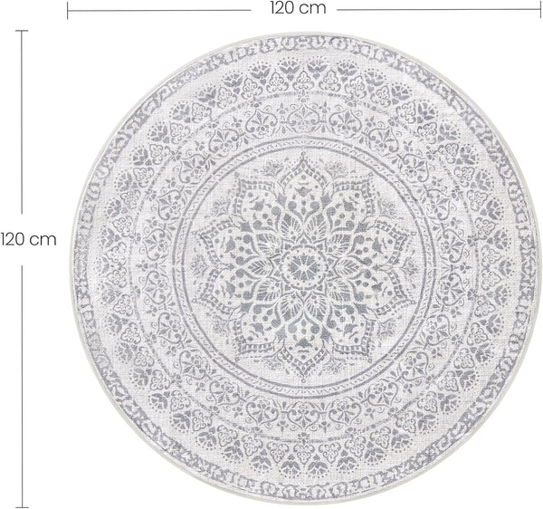 Boho Round Rug (120cm) - Karrari