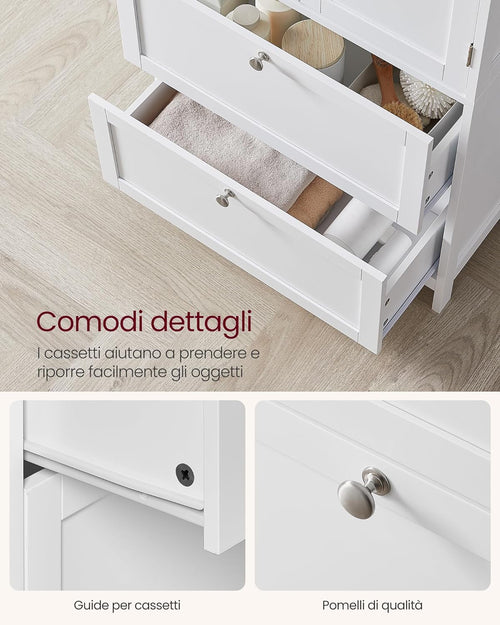 Storage Cabinet with Doors & Drawers - Karrari