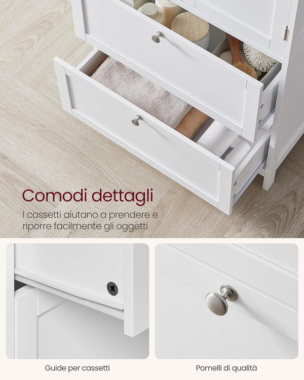 Storage Cabinet with Doors & Drawers - Karrari