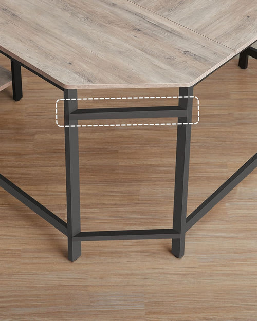 L-Shaped Corner Gaming Desk with Storage Shelves - Karrari