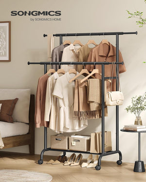 Adjustable Heavy-Duty Clothes Rack