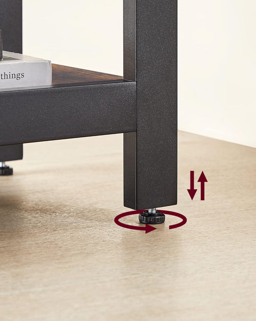 L-Shaped Corner Gaming Desk with Storage Shelves
