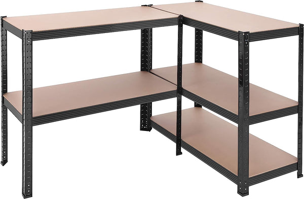 Garage Storage Shelf - 5-Tier Steel, Tool-Free Assembly (40 90x180cm) - Karrari