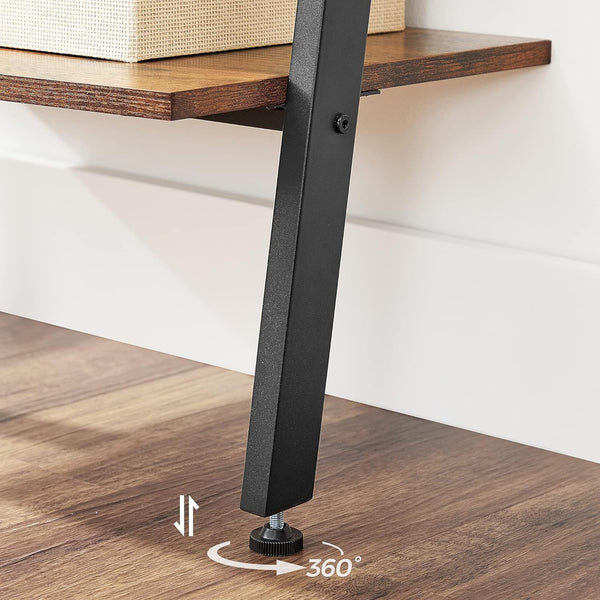 5-Tier Industrial Ladder Bookcase - Karrari