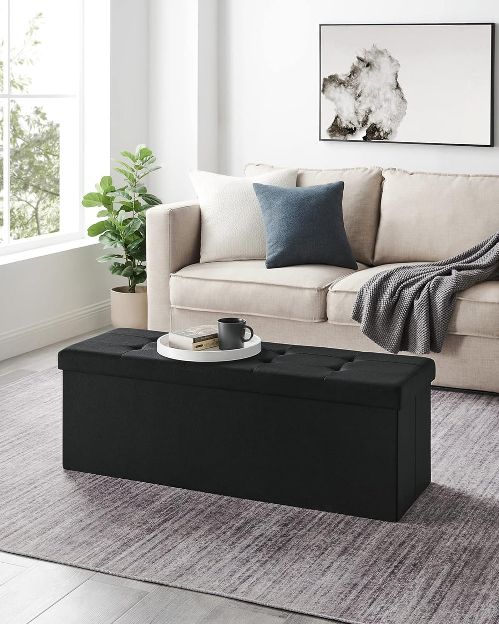 Storage Ottoman Bench with Lid