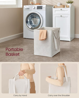 Bathroom Cabinet with Laundry Basket & Drawer - Karrari