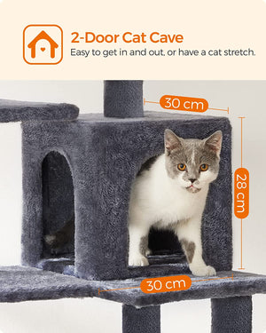 Multi-Level Cat Tower - Hammock & Scratching Posts - Karrari