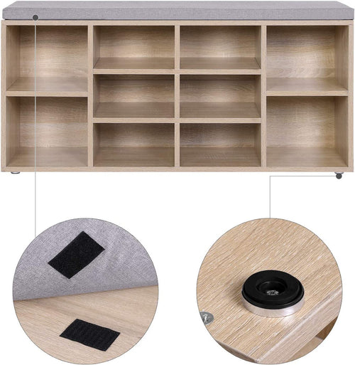 Shoe Bench with Cushion