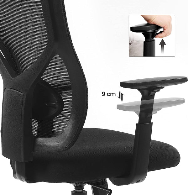 Office Chair – Ergonomic Mesh with Tilt & Adjustable - Karrari