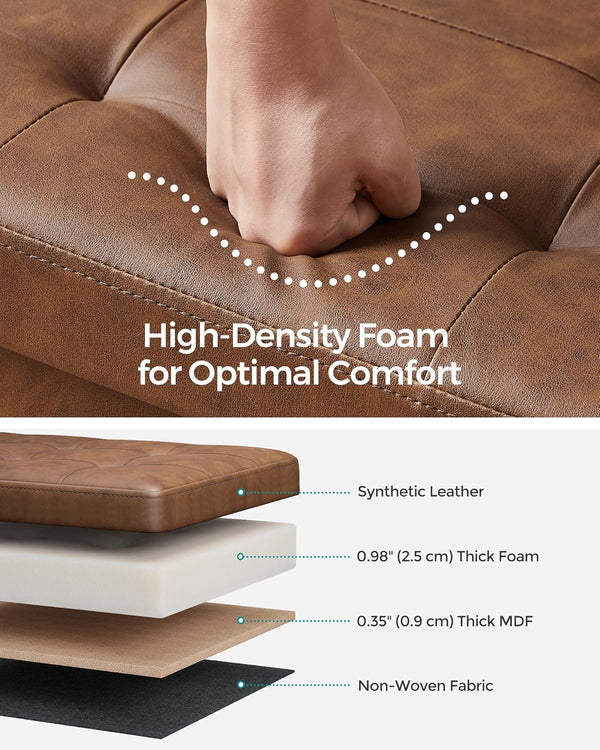 30 Inches Storage Ottoman Bench - Karrari