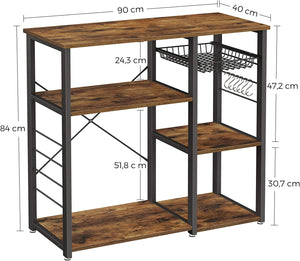 Baker's Rack with Multifunctional Storage - Karrari