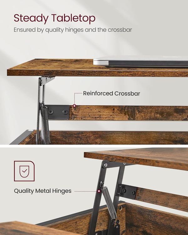 Lift-Top Coffee Table with Storage - Karrari