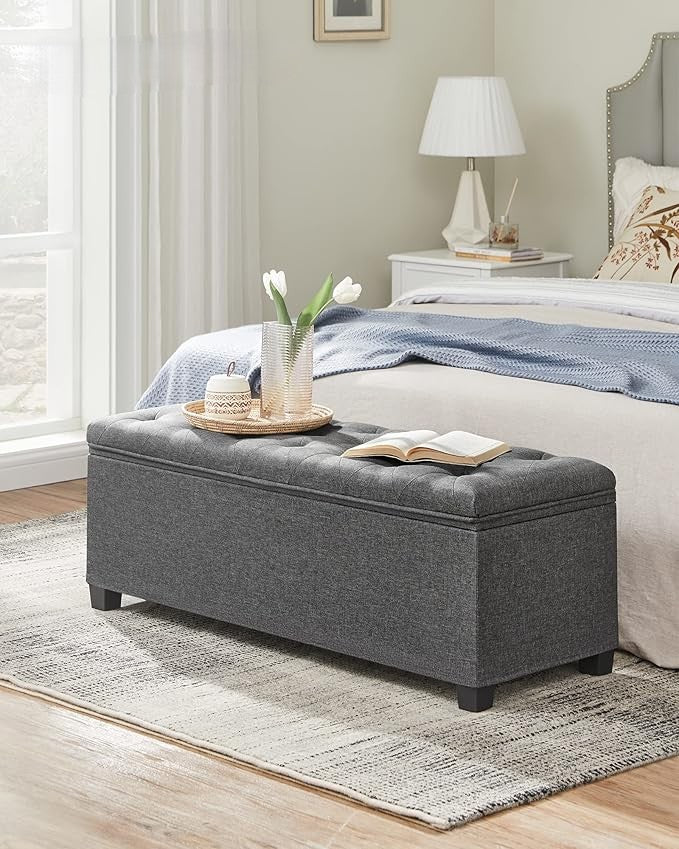 Storage Ottoman Bench with Legs - Karrari