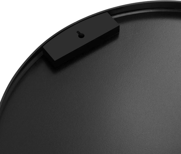 Round Wall Mirror with Metal Frame (76cm)