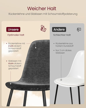 Dining Chairs, Glacier-Inspired Design (Set of 2) - Karrari