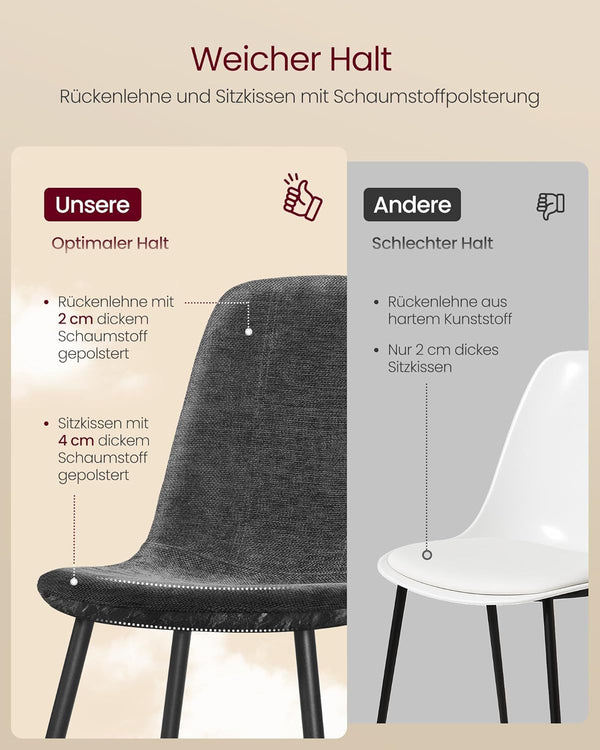 Dining Chairs, Glacier-Inspired Design (Set of 2) - Karrari