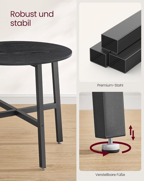 Industrial Round Dining Table - Karrari