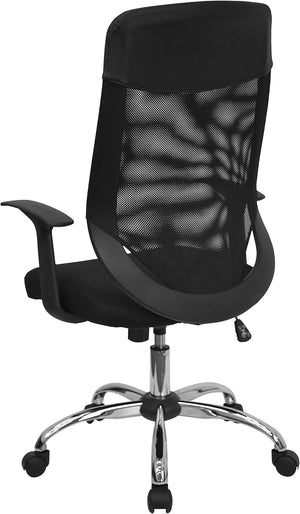 Executive Office Chair – Ergonomic Swivel Desk Chair with Chrome Base - Karrari