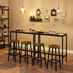 Industrial Bar Table & Stool Set