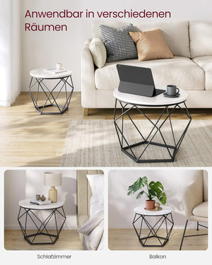 2-Piece Round Coffee Tables with Removable Tops - Karrari