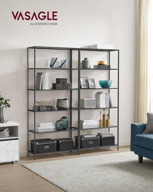 6-Tier Glass Shelving Unit - Karrari