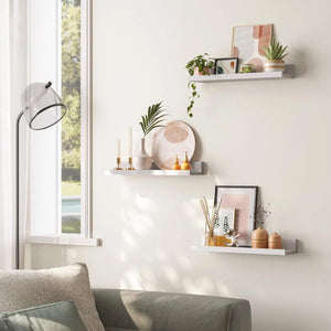 3 Piece Floating Wall Shelves