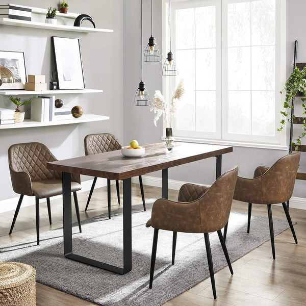 Modern Vintage PU Dining Armchair - Karrari