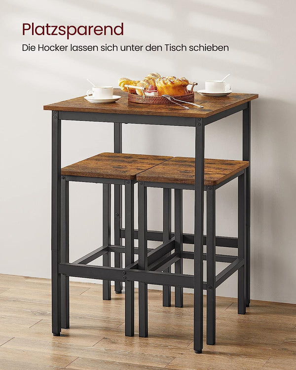 Square Bar Table Set - Karrari
