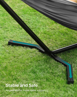 Freestanding Hammock with Adjustable Metal Frame