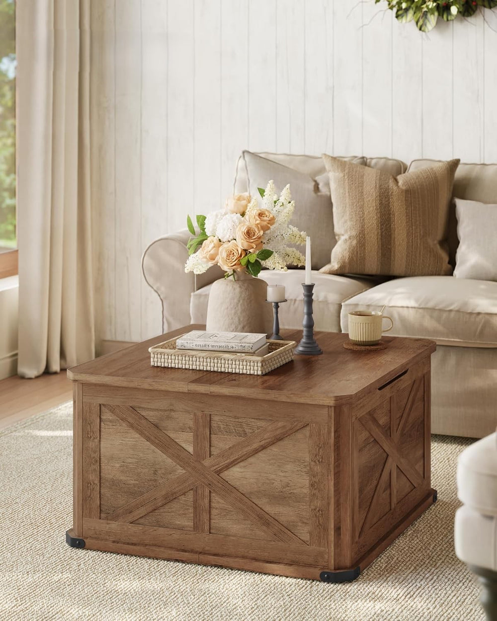 Square Coffee Table with Lids - Karrari