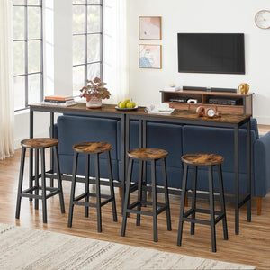 Industrial Bar Table & Stool Set