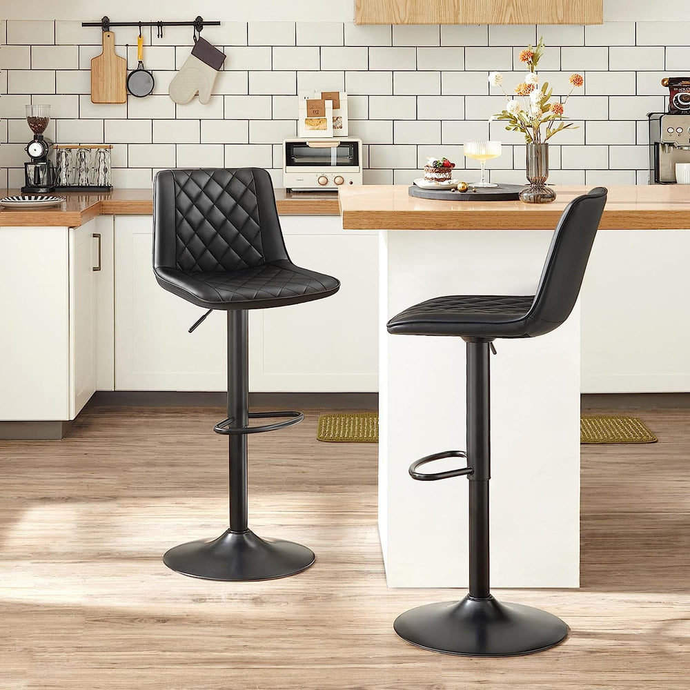 Height-Adjustable Bar Stools Set of 2 - Karrari