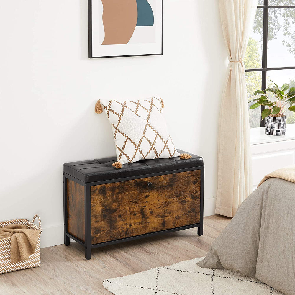 Industrial Shoe Bench with Padded Seat - Karrari