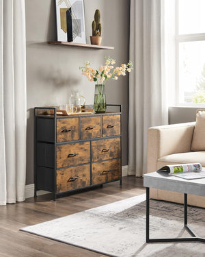 Bedroom Cabinet with 7 Fabric Drawers - Karrari