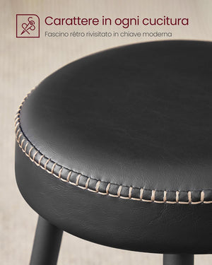 Set of 2 Backless Bar Stools - Karrari