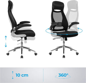 Office Chair - Swivel, Ergonomic Design & Breathable Back - Karrari