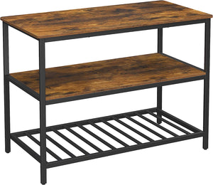 Baker’s Rack Kitchen Island with Countertop - Karrari