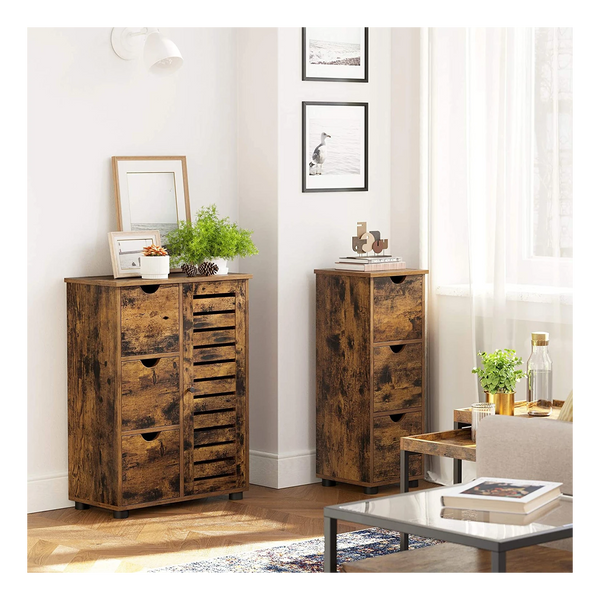 Bathroom Sideboard with Drawers & Shelves - Karrari