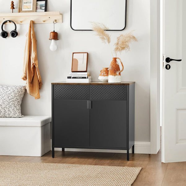 Metal Storage Cabinet with Doors - Karrari