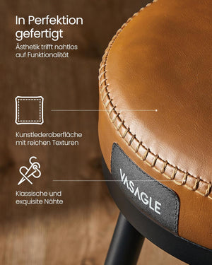 Swivel Faux Leather Bar Stools Set - Karrari