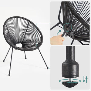 Outdoor Furniture Set – Table & 2 Chairs - Karrari