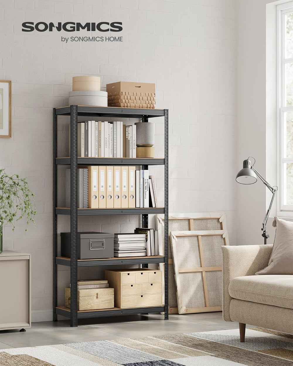 Industrial Shelving Unit – Adjustable Storage Rack (40x90x180 cm) - Karrari