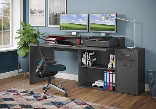 Gamer Corner Desk Combination - Reversible